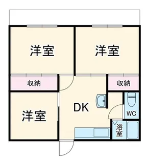 アーバンスケープ大江A【2階】の間取り