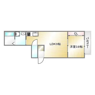 リッチライフ菊水町【2階】の間取り