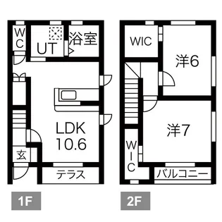 宮城県多賀城市栄1【一戸建】の間取り