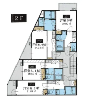 GRAN DEUR 東和【2階】の間取り