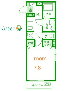アグリーアブルVII【1階】の間取り