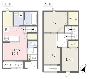 Ulysses小栗【2階】の間取り