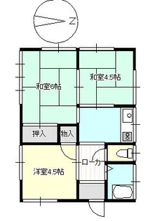 神奈川県高座郡寒川町大曲3【一戸建】の間取り