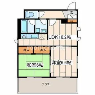 グレイス本牧【1階】の間取り