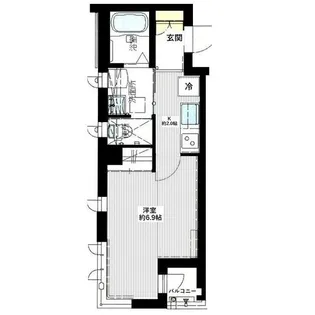 ヴィラハイブリッジ【2階】の間取り