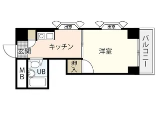 CK東雲ビル【5階】の間取り