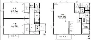 東京都江戸川区南篠崎町1【一戸建】の間取り