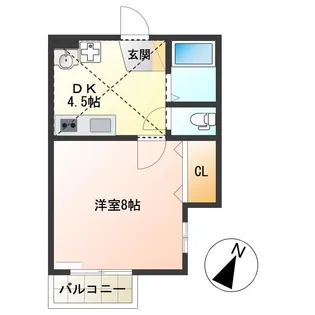 メゾンソレイユ【2階】の間取り