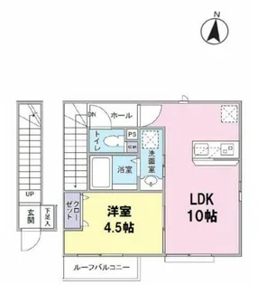 コンフォース新川崎【2階】の間取り