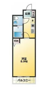 レイローズビル【2階】の間取り