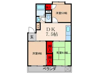 菅原第1ダイヤモンドハイム【3階】の間取り