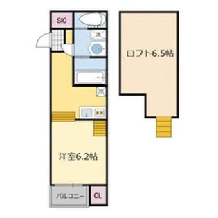 ハーモニーテラス苦竹II【1階】の間取り