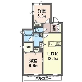 シャインフレア【3階】の間取り
