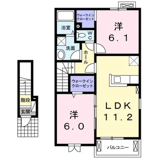 S・マリアナオ【2階】の間取り