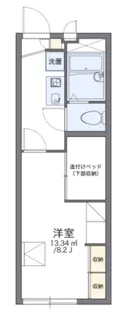レオパレスGatesMills【1階】の間取り