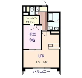 アンジュ光の森【5階】の間取り