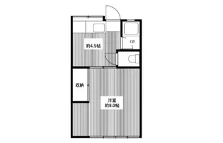 ハイム宮仲【1階】の間取り
