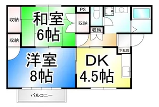 ケンハウス・グランシャリオ【2階】の間取り