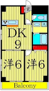 ピュアエルモア【2階】の間取り