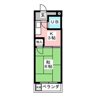 四季の里 弐番館【3階】の間取り