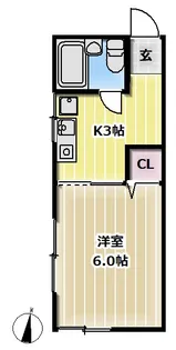 第一横溝荘【2階】の間取り