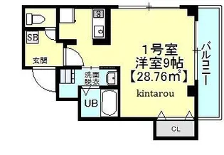 ソレイユ津田沼【1階】の間取り