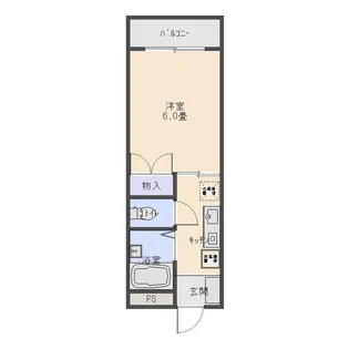 レーヴ ティー【3階】の間取り