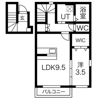 ペシュールV【2階】の間取り