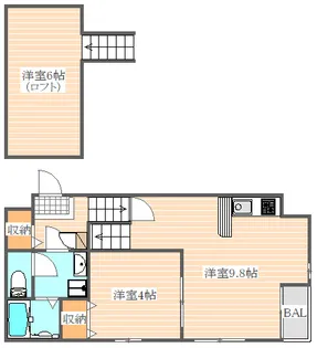 ウェザリア駅南【1階】の間取り