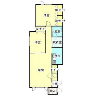 ノンノC棟【2階】の間取り