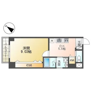 Moi.府中【5階】の間取り