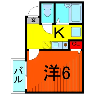 エルカーサ【1階】の間取り
