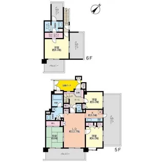 アルファグランデ行徳の間取り