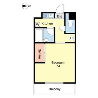 ウェストシップE棟【1階】の間取り