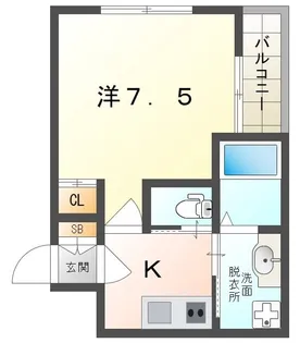 F asecia Magnolia【2階】の間取り