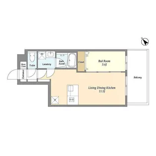 オープンブルーム和光の間取り