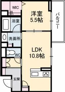 アブニールS【4階】の間取り