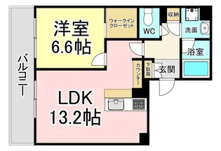 シャーメゾン優蒼【2階】の間取り