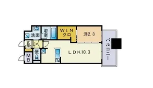 ブラン・スタイル博多【15階】の間取り