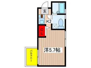 アザレ三田【1階】の間取り