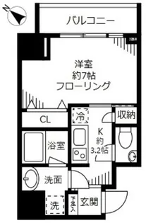 ファインクレスト護国寺【7階】の間取り