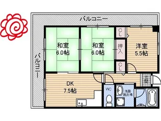 グリーンセンチュリー国広ビル【3階】の間取り