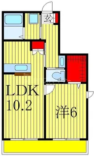 ソシア南柏II【1階】の間取り