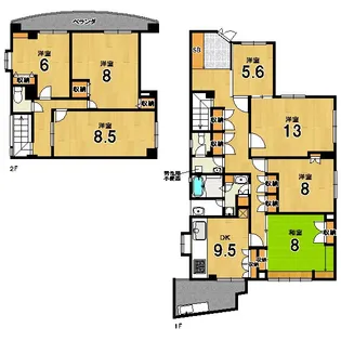 メゾン大一【1階】の間取り