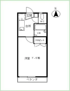 タウンズ笹川第1【1階】の間取り