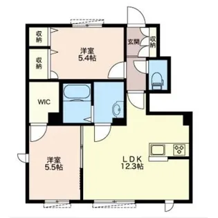 アリア(茂呂町)【1階】の間取り