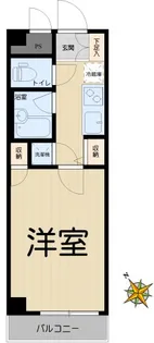 サンテミリオン小石川後楽園【3階】の間取り