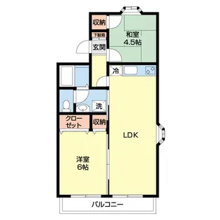 ジュネス藤【1階】の間取り