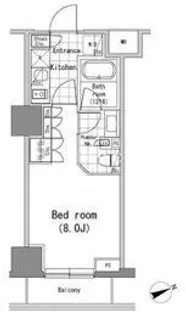 パークハビオ新橋【2階】の間取り