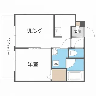 ブランノワール宮の森【2階】の間取り